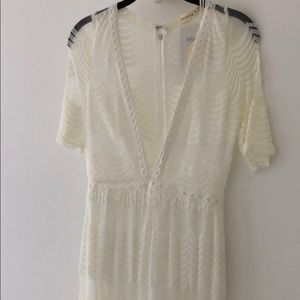 Maxi White Lace Gown